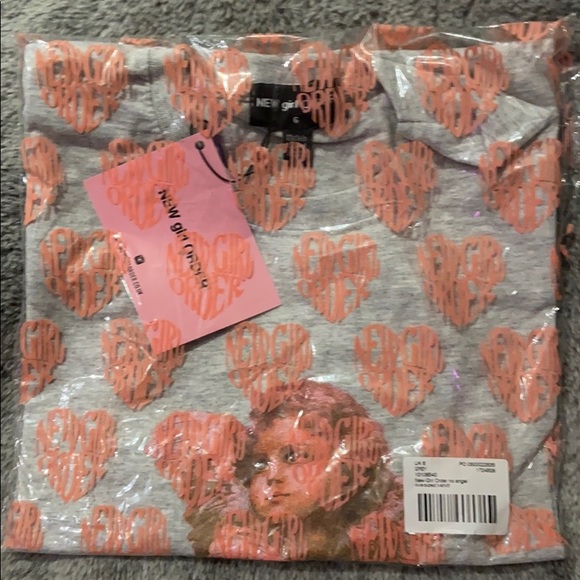 New girl order no angel oversized tee - Picture 2 of 2